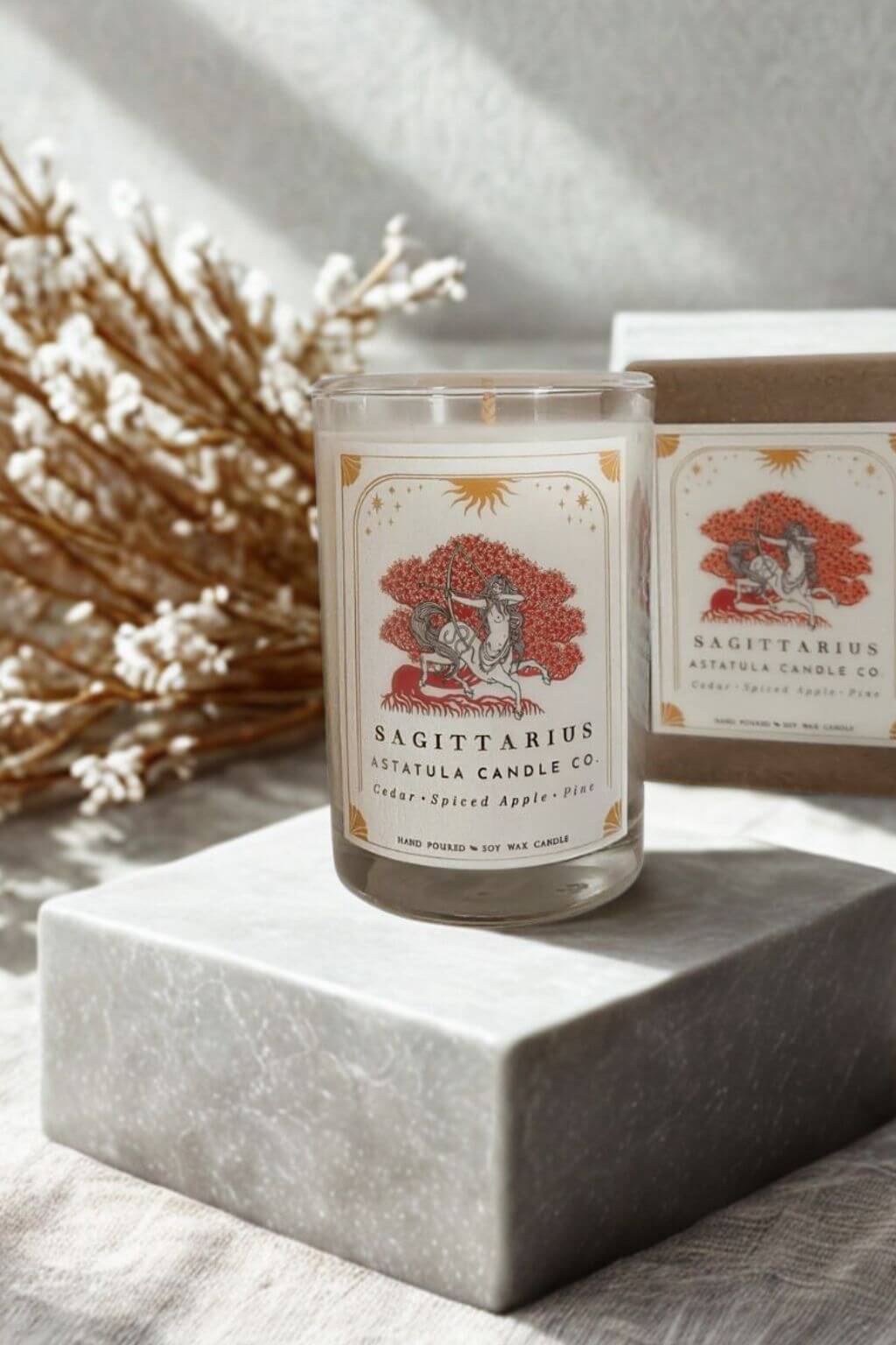 Sagittarius Zodiac Candle | for the Wanderer and the Wild-Hearted