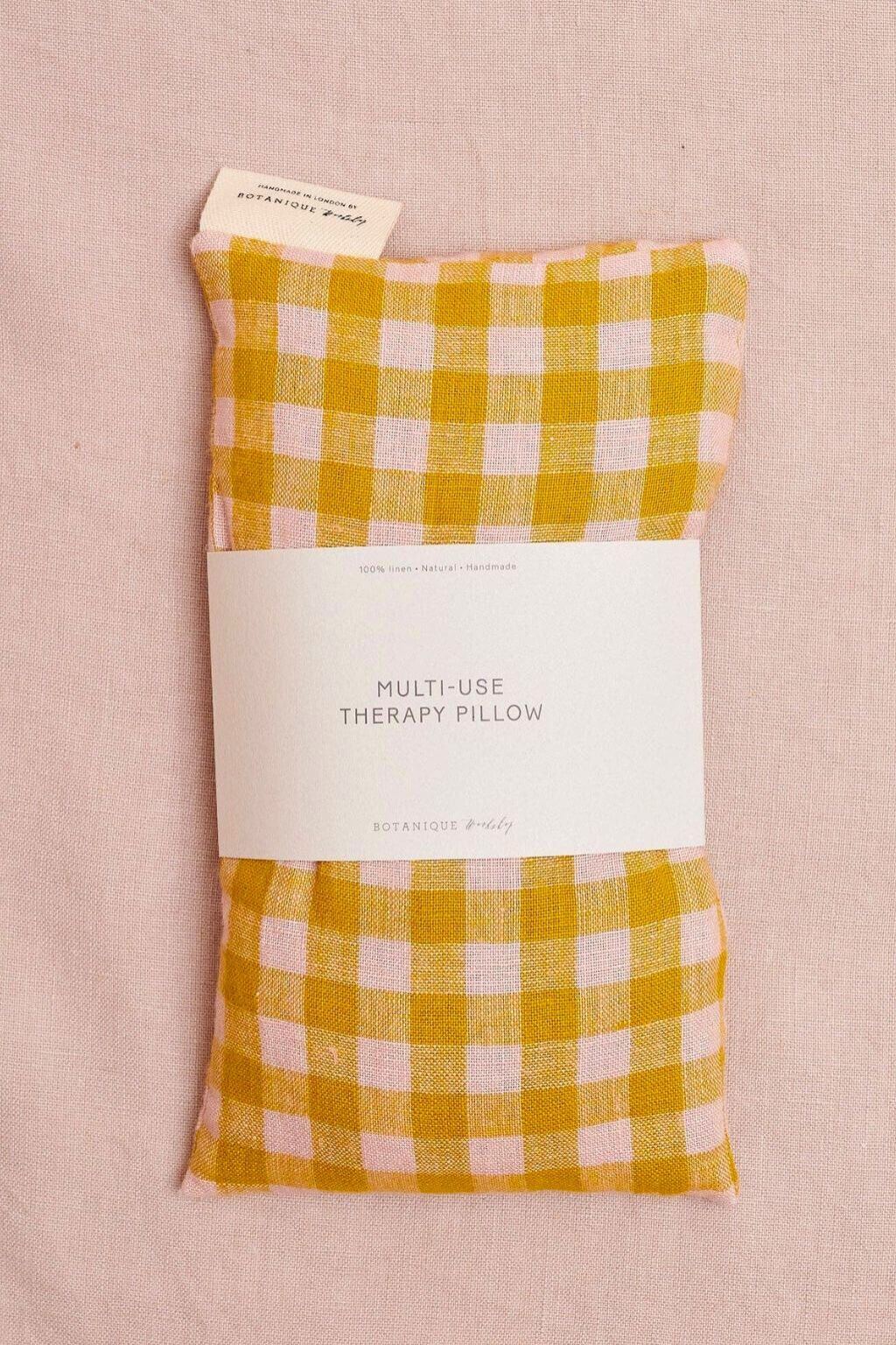 Multi-Use Lavender Therapy Pillow | Gingham Linen