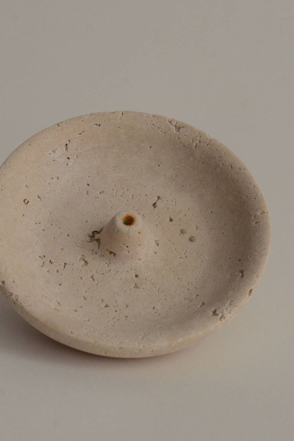 Travertine Incense Holder