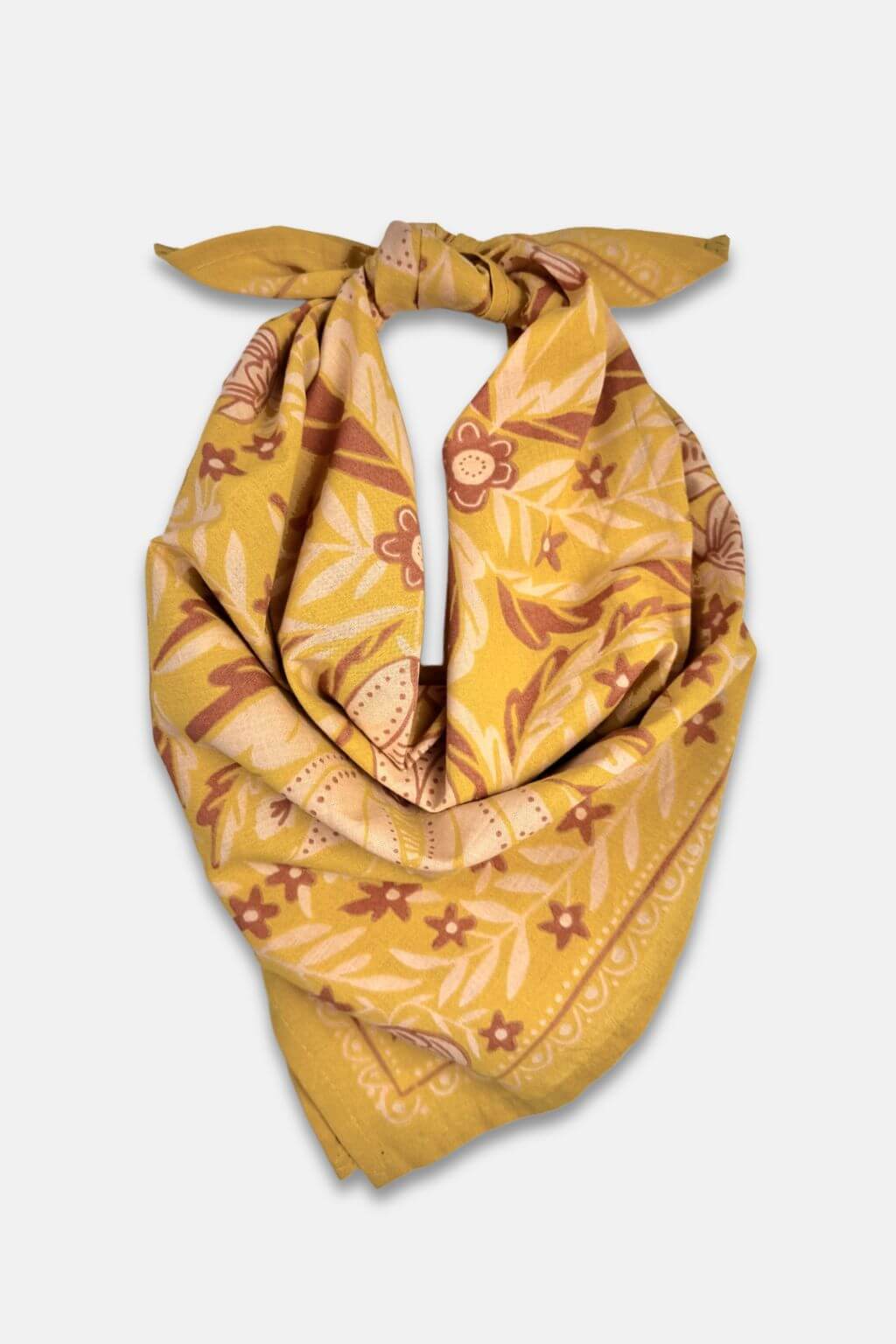 Antonia Bandana | Flora in Golden Hues