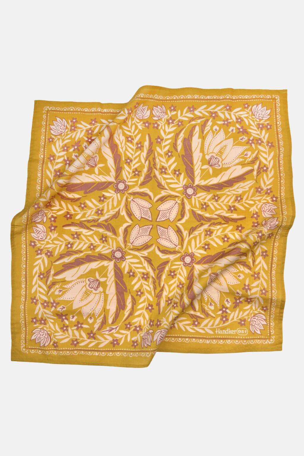 Antonia Bandana | Flora in Golden Hues