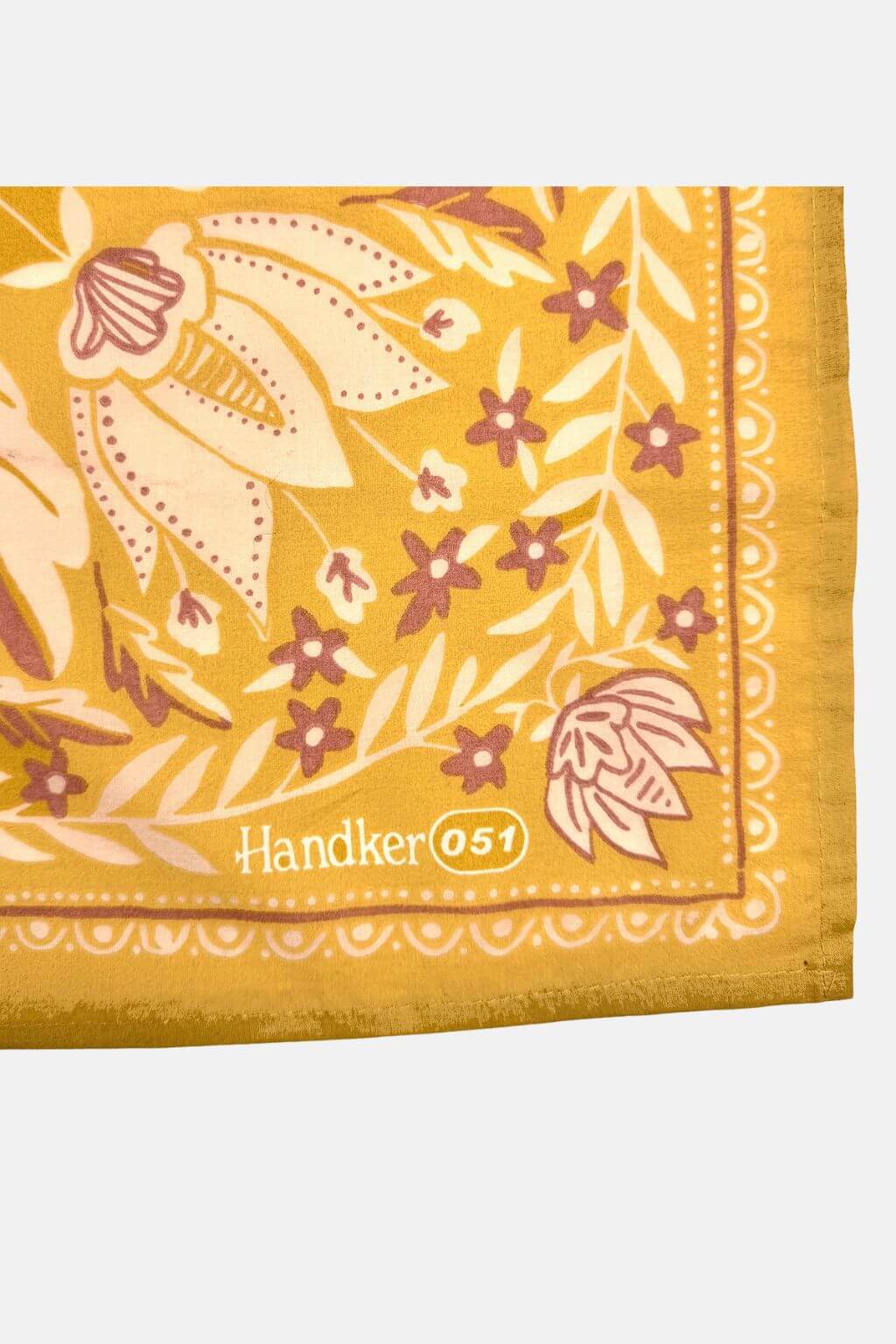Antonia Bandana | Flora in Golden Hues