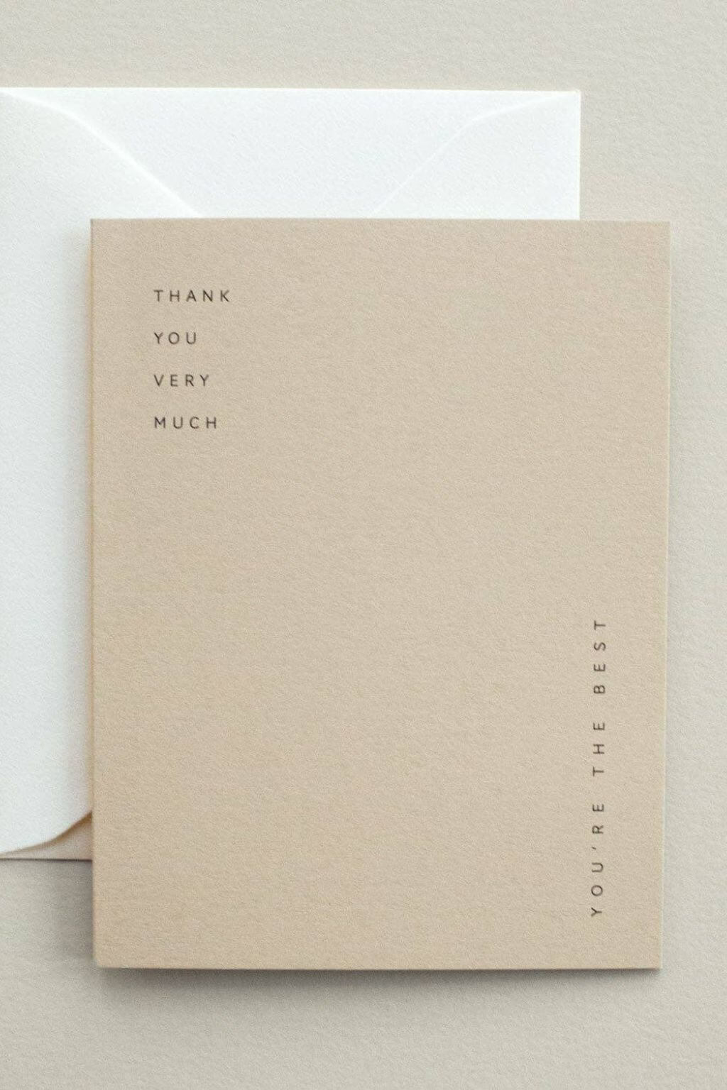 Thank you very much you’re the best card on neutral paper