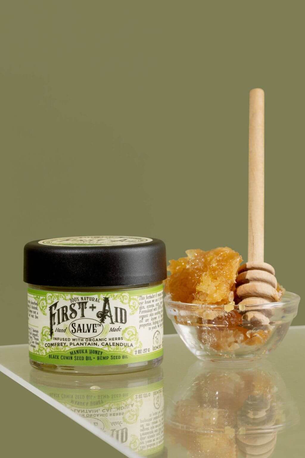 First Aid Salve | Infused with Comfrey, Plantain + Calendula