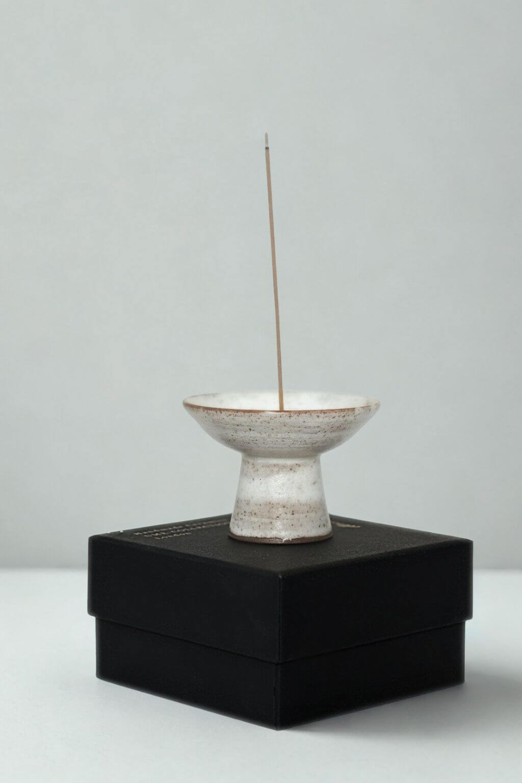 Limited Edition: White Onyx Shibui Stoneware Incense Holder