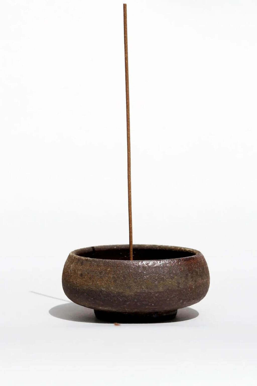 Wabi Sabi Mud Clay Incense Bowl