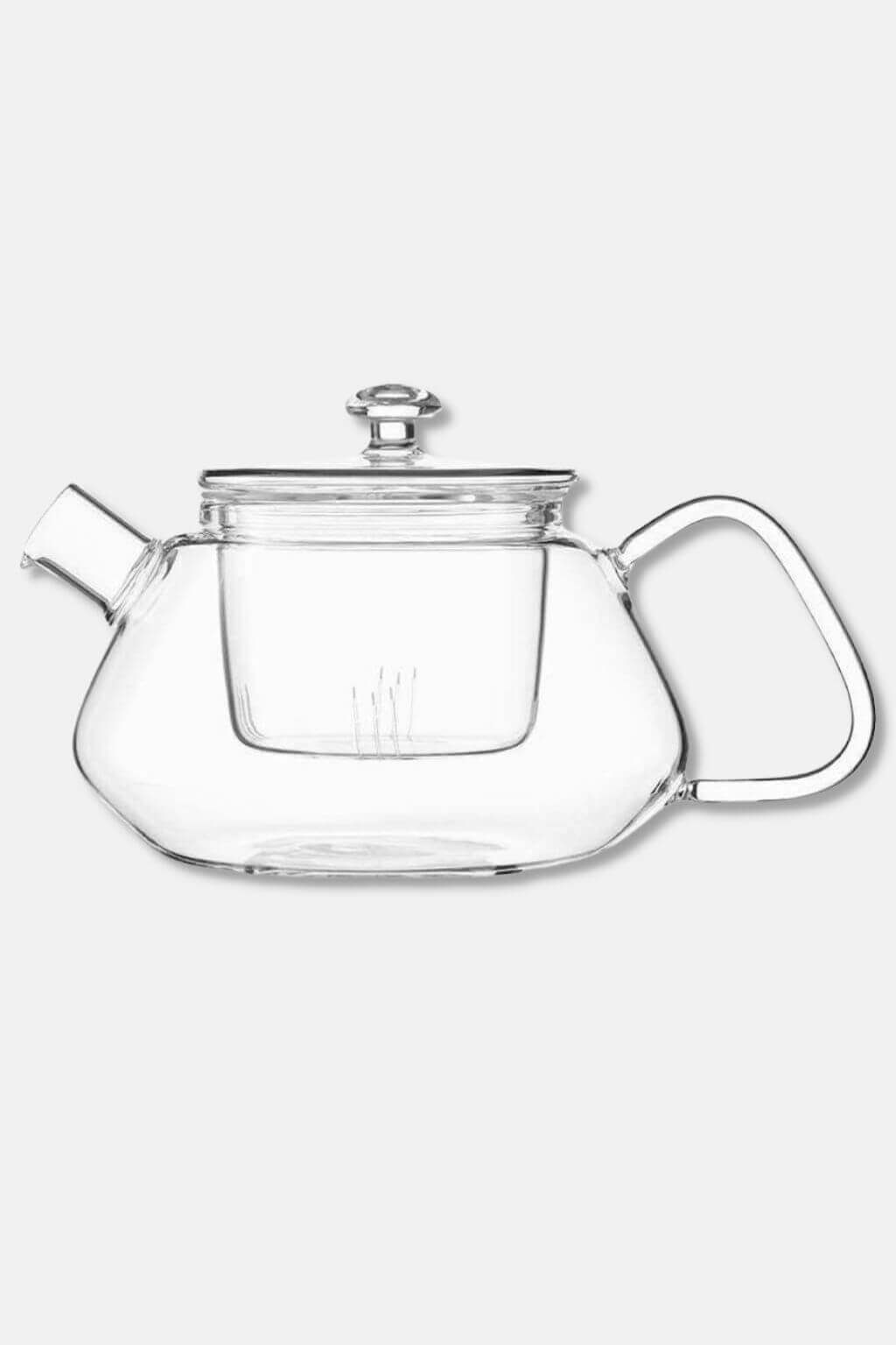 All Glass Teapot against a white background