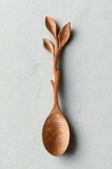 Leaf Cluster Spoon | Hand-Carved Doussie Wood