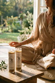 Beeswax Mercury Intention Meditation Candle