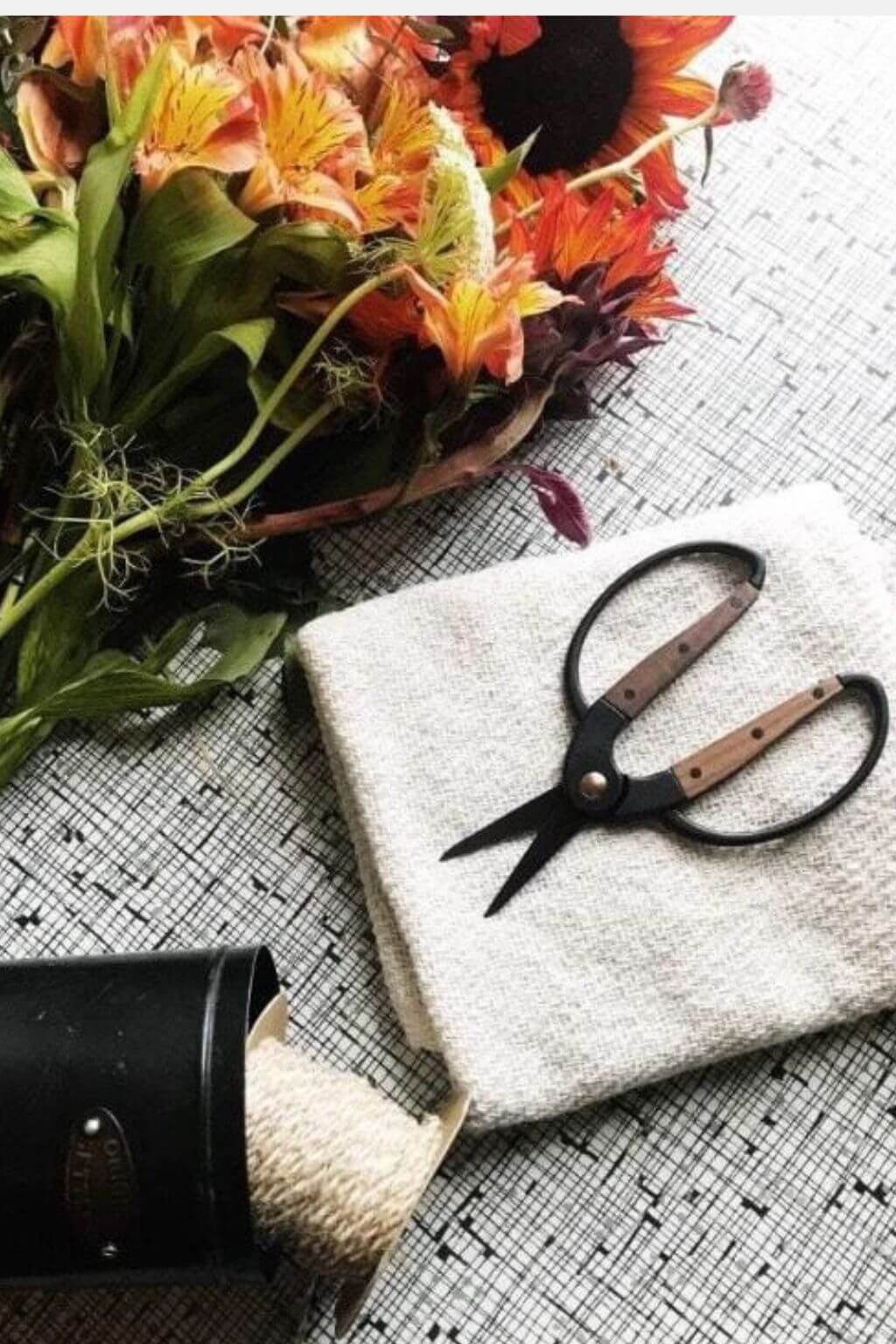 Walnut Scissors | Garden + Kitchen Shears