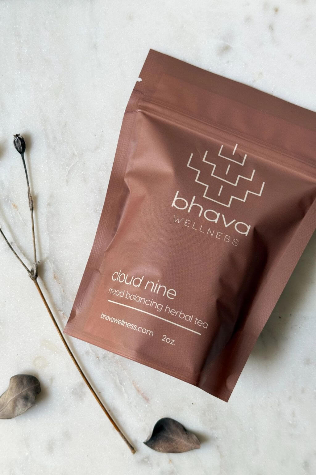 Cloud Nine organic adaptogenic herbal tea by Bhava Wellness