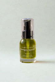 Moon Drops skincare serum bottle against a light gray background