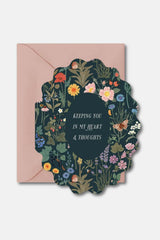 Keeping You In My Heart + Thoughts Greeting Card