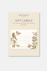 Meadow Gift Labels | Botanical Gold Adhesive Labels