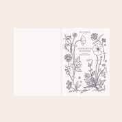 Herbarium Undated Linen Planner | Gold Botanical Embossing