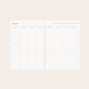 Herbarium Undated Linen Planner | Gold Botanical Embossing