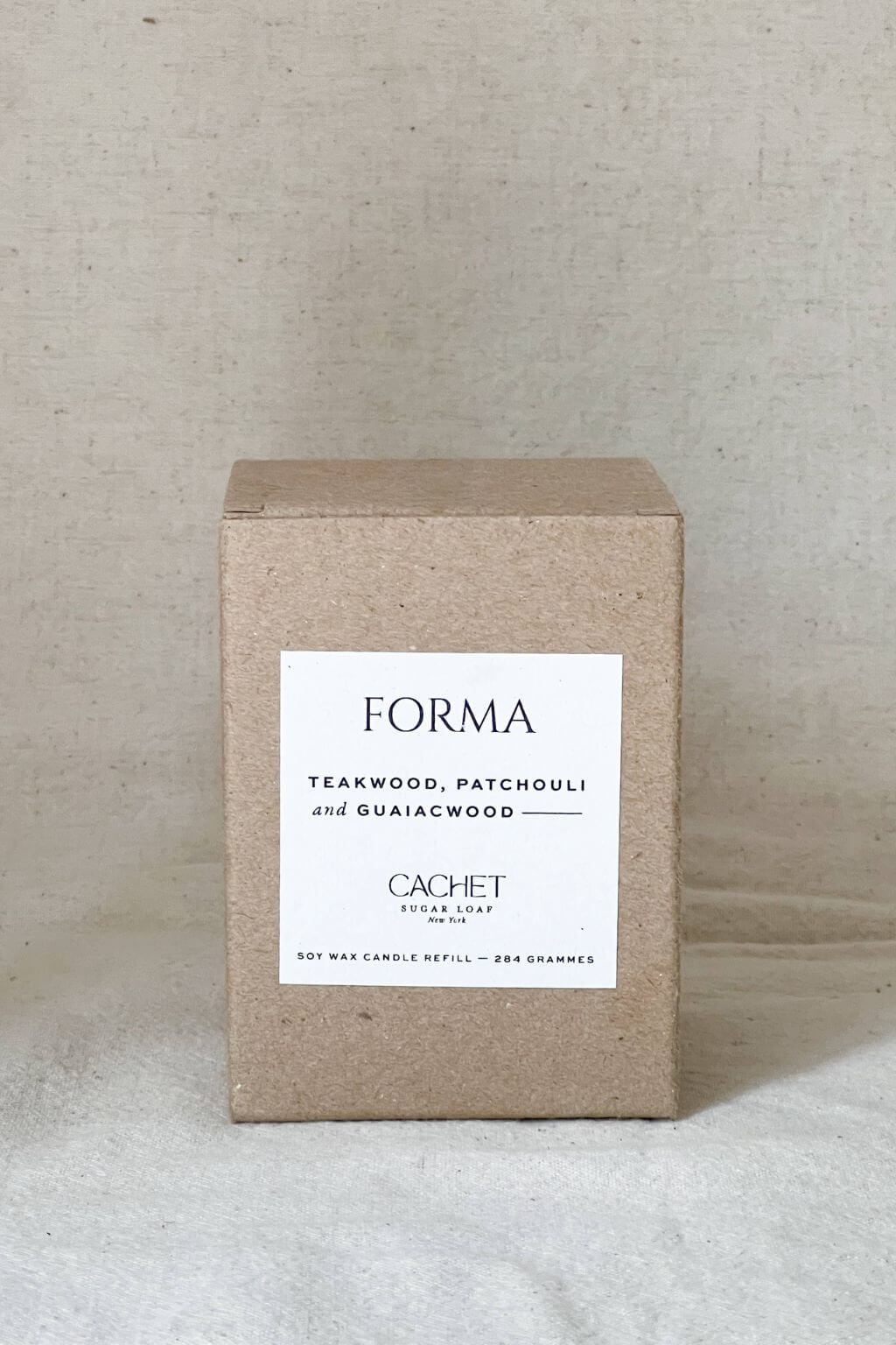 Forma Refillable Candle | Teakwood, Patchouli + Guaiacwood