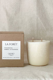 La Forêt Refillable Candle | Cedarwood, Amber + Oakmoss