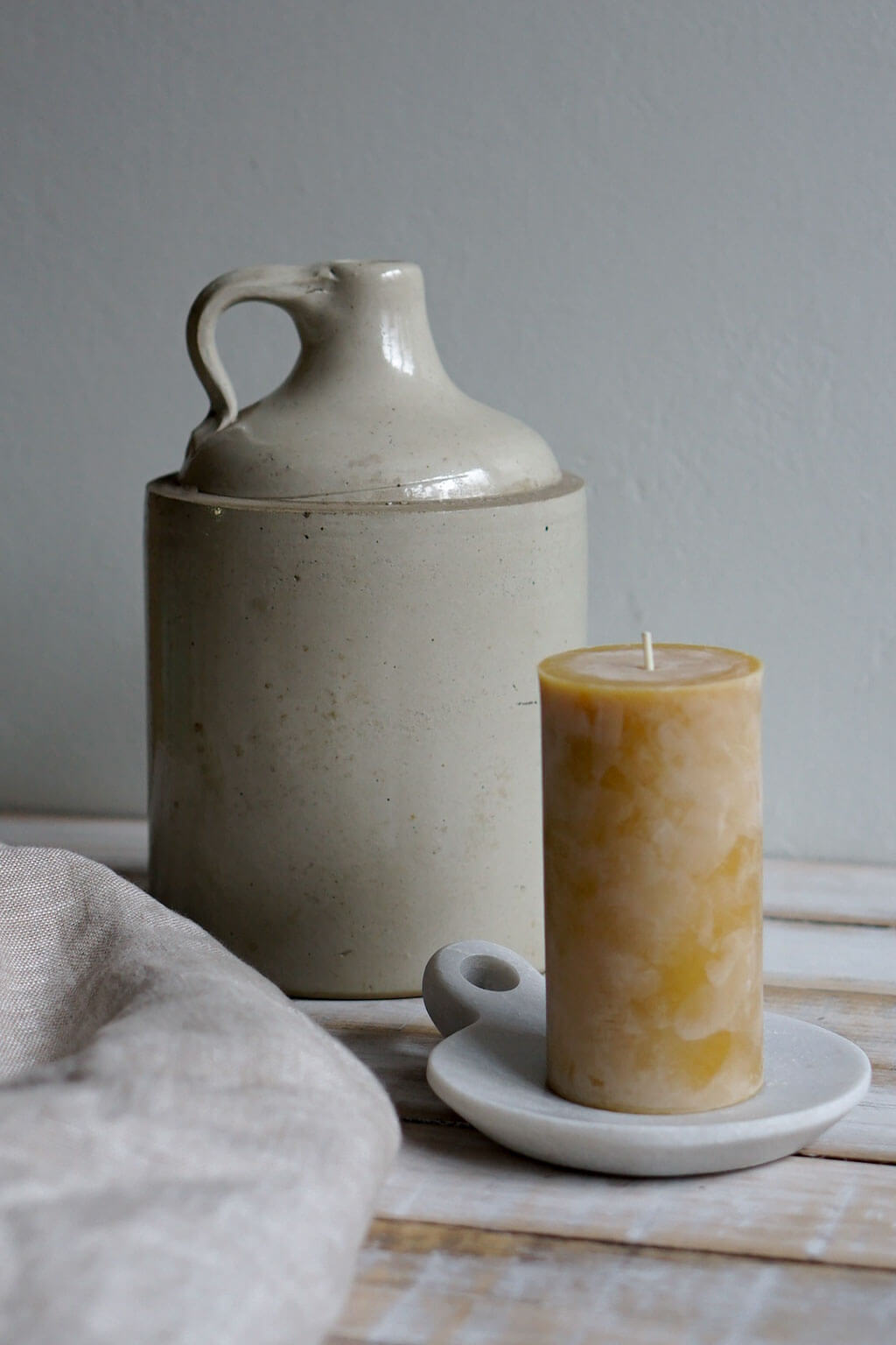 Pure Beeswax 3x6" Pillar Candle