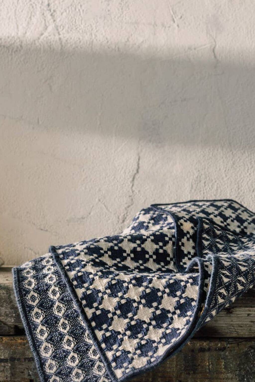 Midnight Blue Woven Dishcloths Set of 2 | Cotton Kitchen Cloths