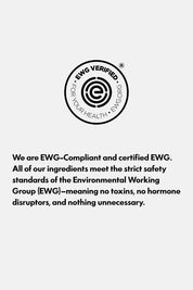 EWG verified badge for non-toxic baby skincare product