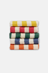 Organic Cotton Striped Muslin Washcloth Set/5