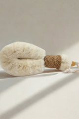 Japanese Style Soft Jute Dry Brush for Gentle Exfoliation