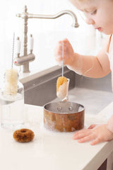 Children’s Dish Brush Play Set – Natural Fiber Sensory Brushes
