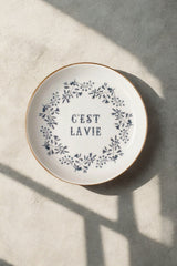 C'est la Vie | Petite Ceramic Trinket Dish