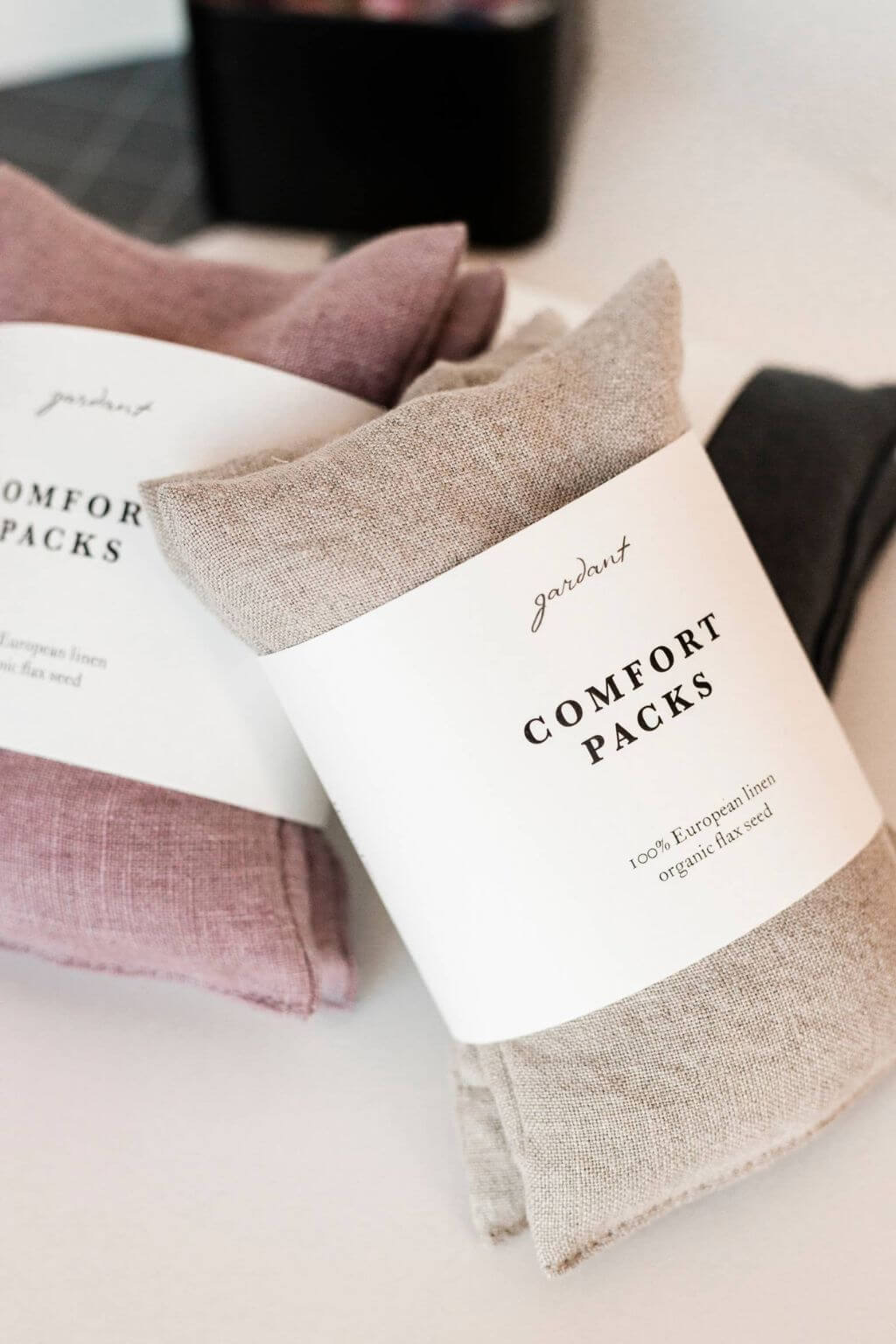 Natural Linen Hot/Cold Comfort Pack Set