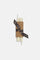Two 6" Cream Beeswax Taper Candles wrapped in brown paper with a black ribbon on a white background