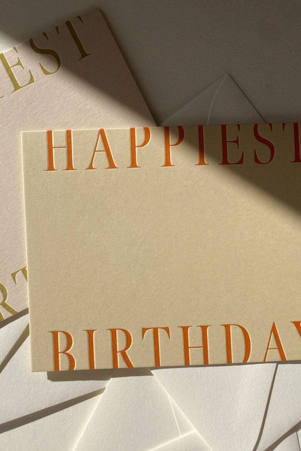 Happiest Birthday Wishes | Letterpess Card