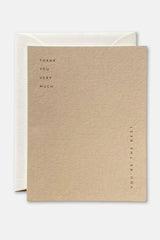 Thank You Very Much - You're the Best | Minimallist Stone Card