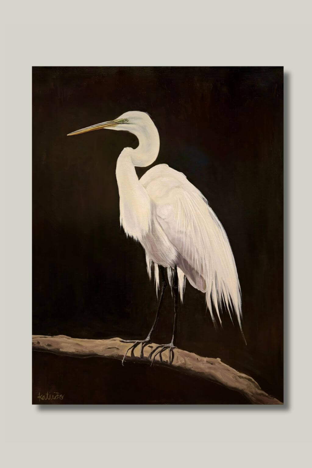 nature inspired bird artwork moody wall decor