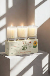 Floral Bouquet | "Plant the Box" Votive Candle Trio