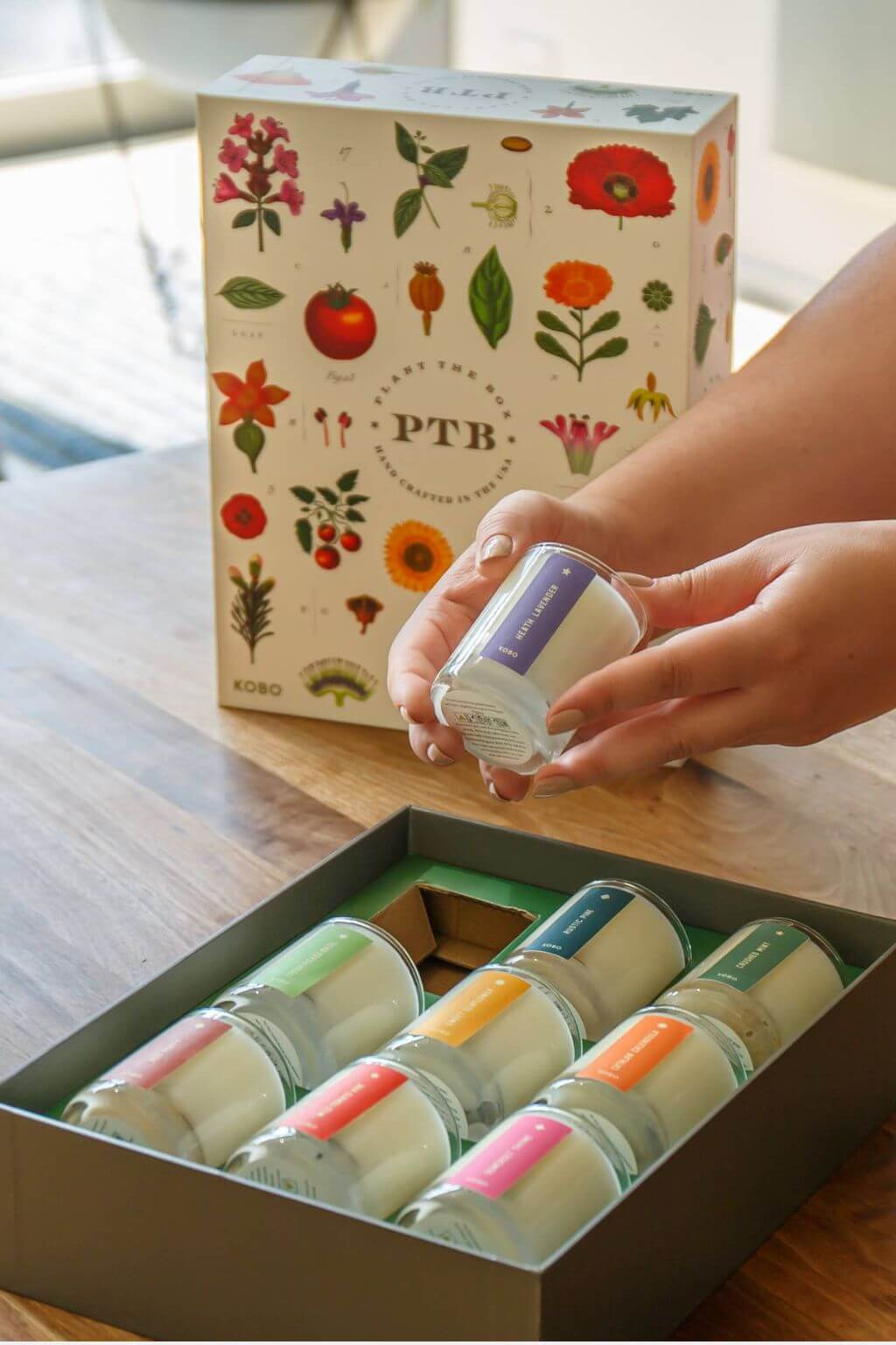Plant the Box Votive Gift Set