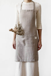 Natural Linen Daily Apron