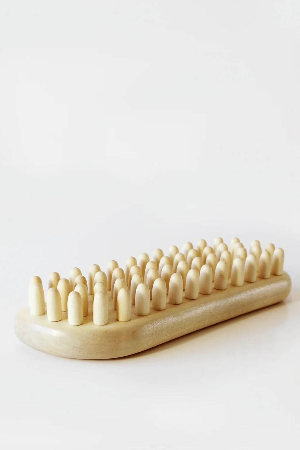 Heales wooden fascia massage tool with smooth massage nodes