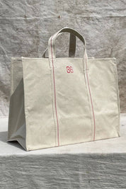 Heavy Duty French Canvas Tote Bag