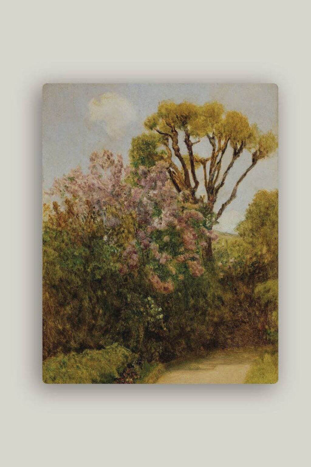 Landschaft Franz Rumpler artist board landscape painting 11x14