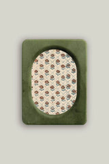 Mossy Green Velvet Photo Frame, 5x7"