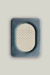 Slate Blue Velvet Photo Frame, 5x7"