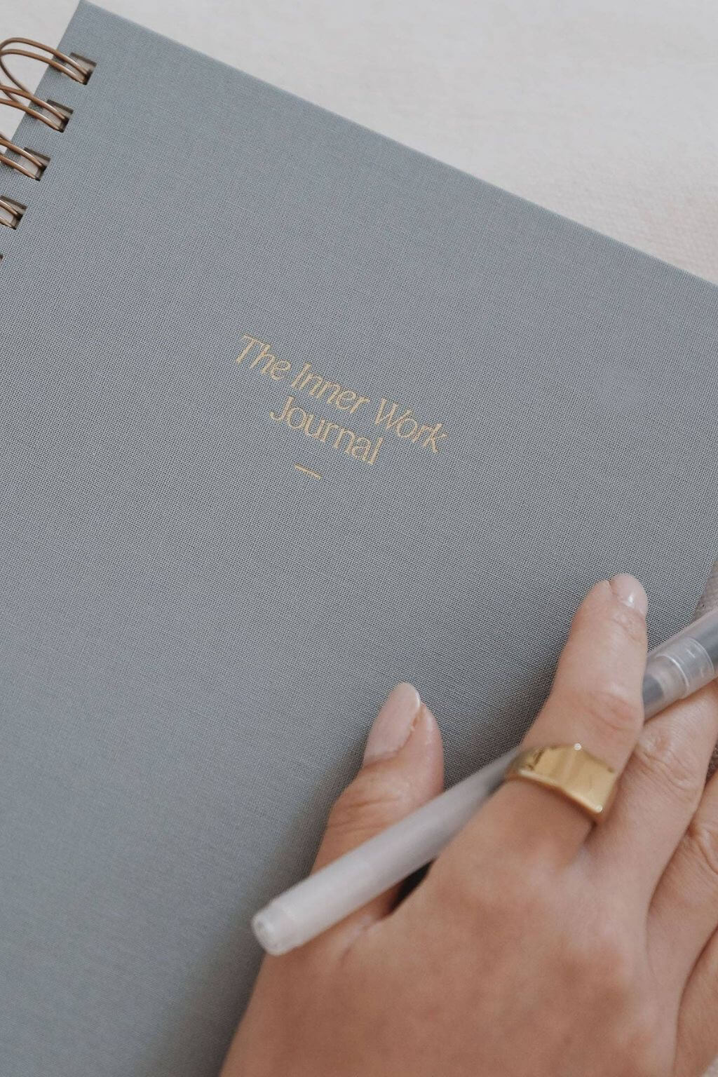 The Inner Work Journal | Guided Mental Health Journal + Wellness Workbook – Moon Linen