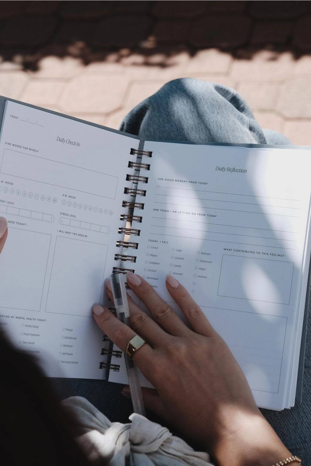 The Inner Work Journal | Guided Mental Health Journal + Wellness Workbook – Moon Linen