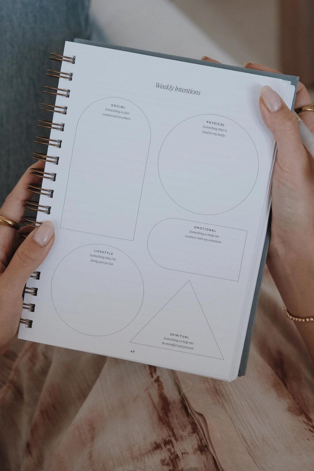 The Inner Work Journal | Guided Mental Health Journal + Wellness Workbook – Moon Linen