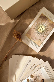 Lucid Dreams Beginner Tarot Deck with Keywords | Beige Edition IV