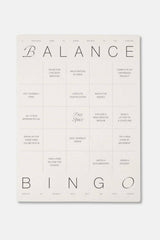 Balance Bingo Pad: a Nostalgic Take on Cultivating Balance