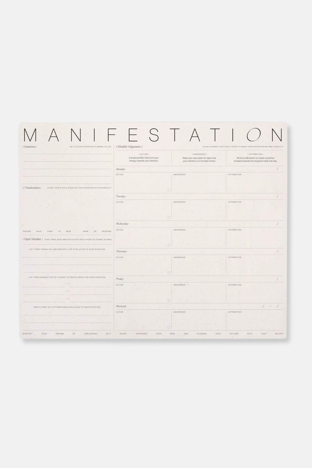 Manifestation Pad: a Companion for Actualizing Dreams