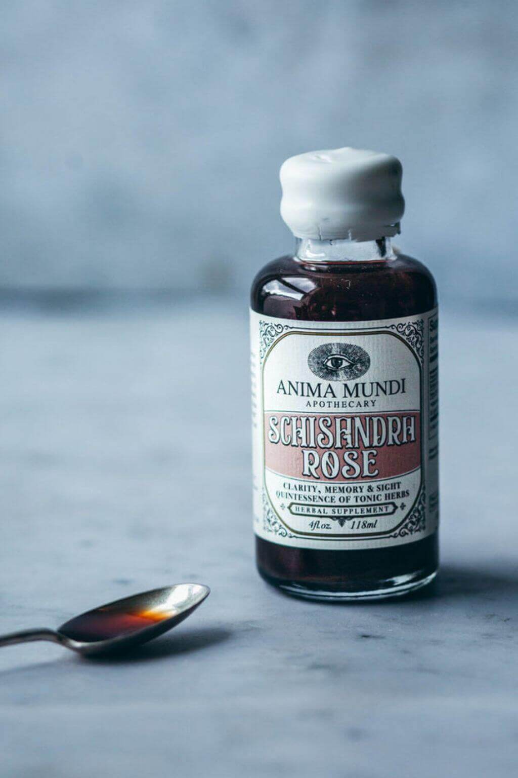 Schisandra Rose Elixir 4 fl. oz | Adaptogenic Superberry Anima Mundi Apothecary