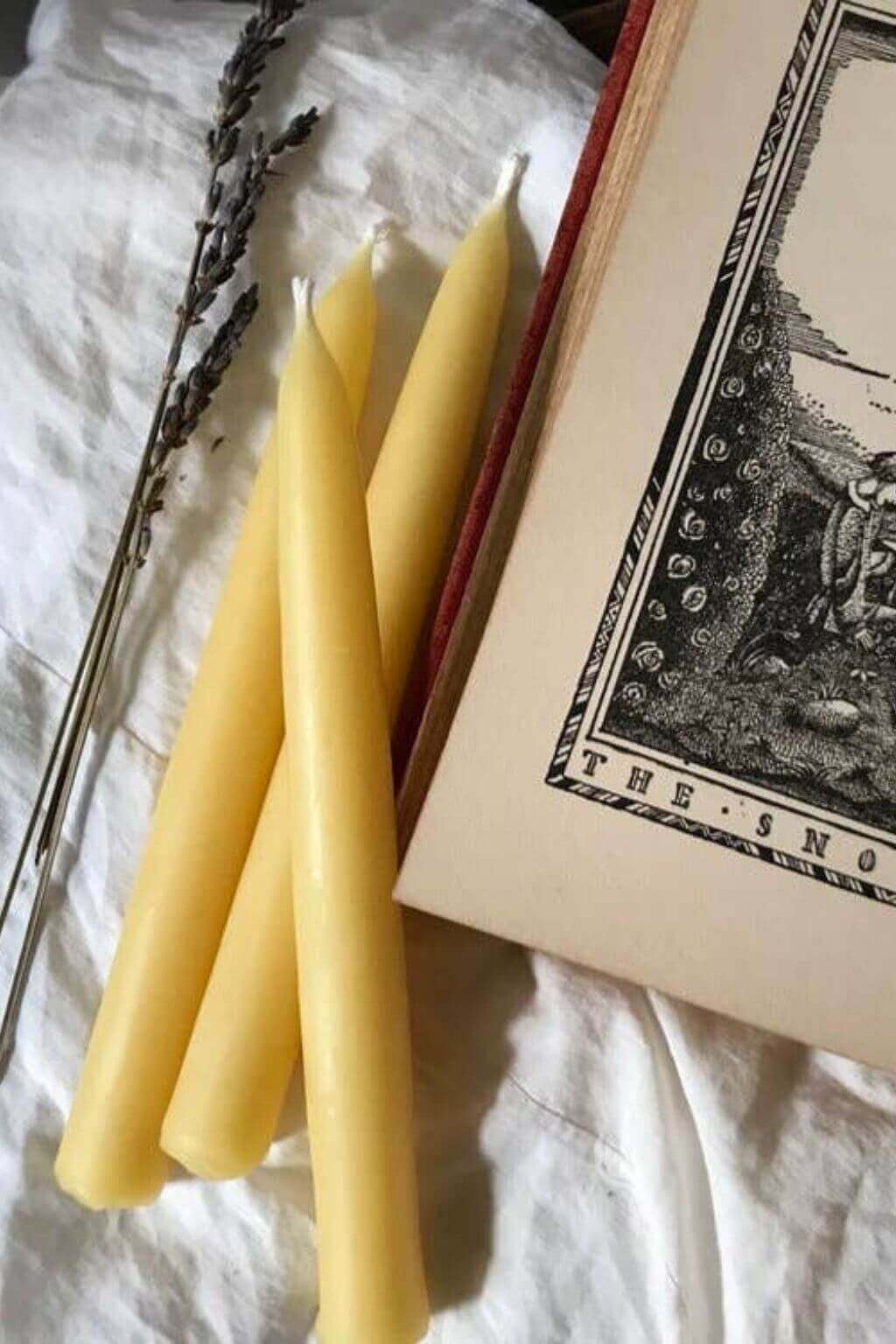 Astatula Candle Co. Beeswax Taper Candles - Thumbnail 5